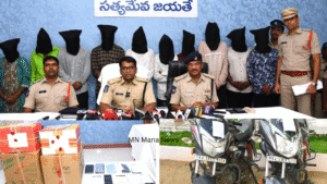 అంతర్ రాష్ట్ర గంజాయి సరఫరా చేస్తున్న ముఠా అరెస్టు: జిల్లా ఎస్పీ శ్రీ డాక్టర్ వినీత్ IPS.