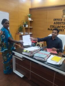 Without our knowledge, Krishnayya, a blacksmith, took 2 lakh 95 thousand rupees and used it.